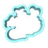 Adventure Awaits Cookie Cutter | Stamp | Stencil #1 Animals & Dinosaurs Cookie Cutter Lady MINI - 2 Inches (5cm) Cookie Cutter ONLY (Outline) 