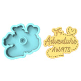 Adventure Awaits Cookie Cutter | Stamp | Stencil #1 Animals & Dinosaurs Cookie Cutter Lady 