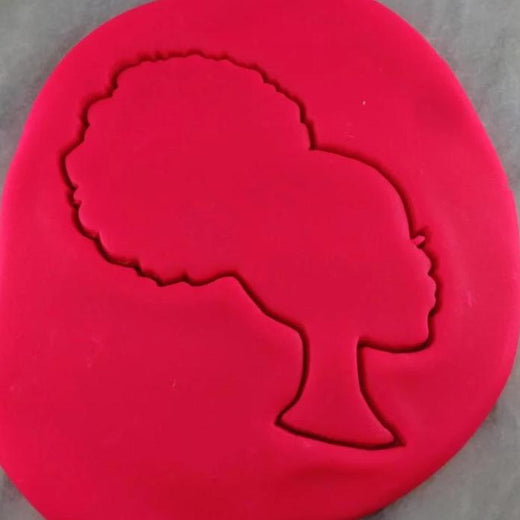African Girl Doll Cookie Cutter Outline - Girly / Dolls / Princess