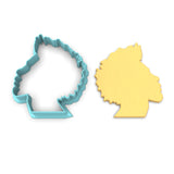 Afro African Man Cookie Cutter Outline #1 Cookie Cutter Lady 
