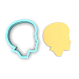 Afro African Man Cookie Cutter Outline #2 Cookie Cutter Lady 