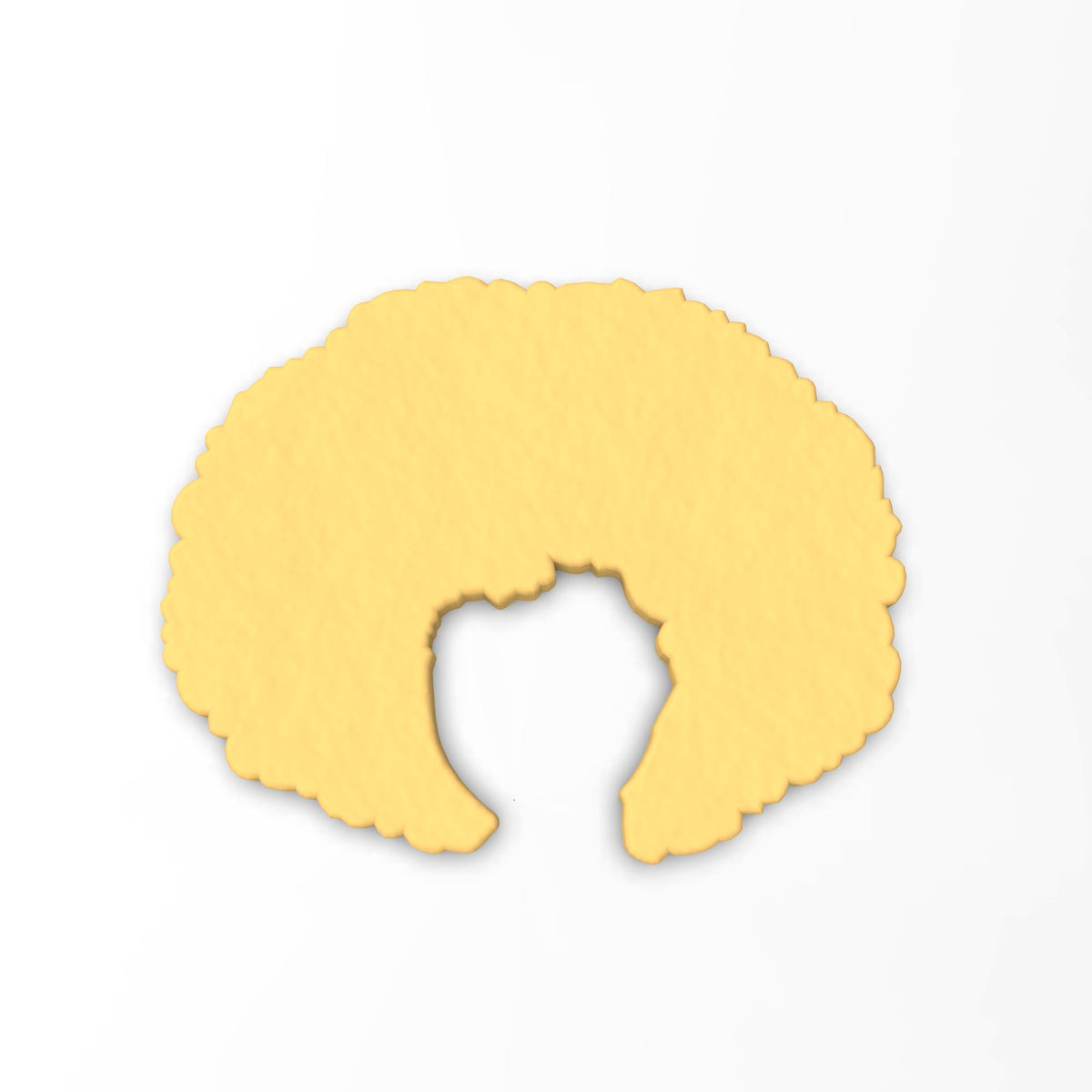 Afro Hair Cookie Cutter Outline #1 Miscellaneous Cookie Cutter Lady 