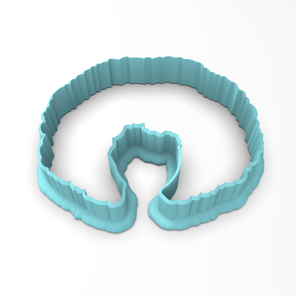 Afro Hair Cookie Cutter Outline #1 Miscellaneous Cookie Cutter Lady 