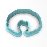 Afro Hair Cookie Cutter Outline #1 Miscellaneous Cookie Cutter Lady 