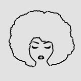 Afro Lady Cookie Cutter | Stamp | Stencil #2