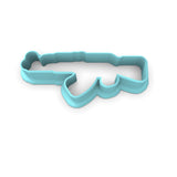 AK 47 Cookie Cutter | Stamp | Stencil #1 Boys/ Army / Outdoorsman Cookie Cutter Lady 2 Inch Small Cupcake Cutter Only No