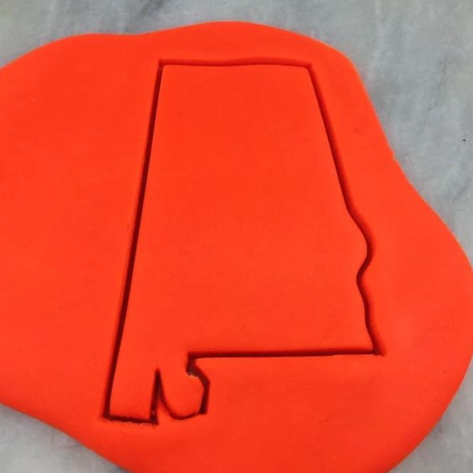 Alabama Cookie Cutter Outline States/Country/Continent Cookie Cutter Lady 