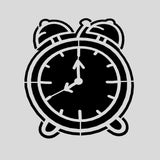 Alarm Clock Cookie Cutter | Stamp | Stencil #1