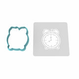 Alarm Clock Cookie Cutter | Stamp | Stencil #1
