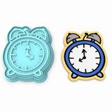 Alarm Clock Cookie Cutter | Stamp | Stencil #1