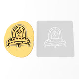 Alien Cookie Cutter | Stamp | Stencil #1