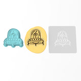 Alien Cookie Cutter | Stamp | Stencil #1