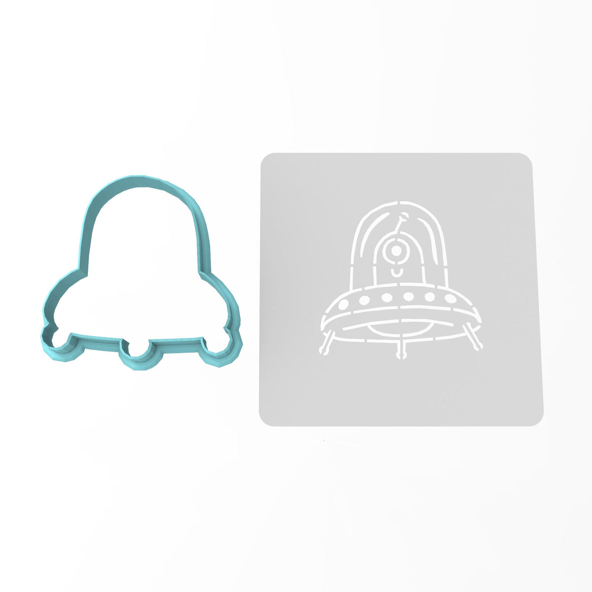 Alien Cookie Cutter | Stamp | Stencil #1