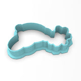 Alien Ray Gun Cookie Cutter | Stamp | Stencil #1