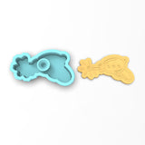 Alien Ray Gun Cookie Cutter | Stamp | Stencil #1