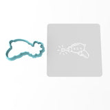 Alien Ray Gun Cookie Cutter | Stamp | Stencil #1