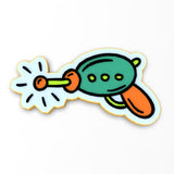 Alien Ray Gun Cookie Cutter | Stamp | Stencil #1