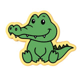 Alligator Body Cookie Cutter | Stamp | Stencil #1