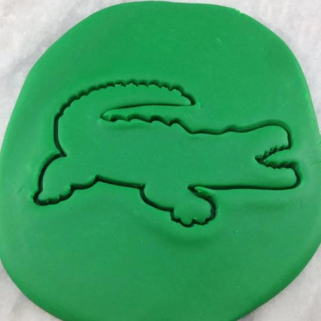 Alligator Cookie Cutter Outline - Animals & Dinosaurs