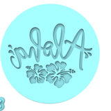 Aloha Cookie Cutter | Stamp | Stencil #1 Animals & Dinosaurs Cookie Cutter Lady MINI - 2 Inches (5cm) Debosser ONLY 