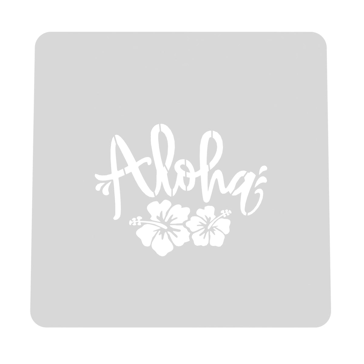 Aloha Cookie Cutter | Stamp | Stencil #1 Animals & Dinosaurs Cookie Cutter Lady MINI - 2 Inches (5cm) Stencil ONLY 