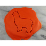 Alpaca Llama Cookie Cutter Outline #1 Animals & Dinosaurs Cookie Cutter Lady 