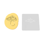 Amanita Mushroom Cookie Cutter | Stamp | Stencil