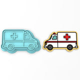 Ambulance Cookie Cutter | Stamp | Stencil #1