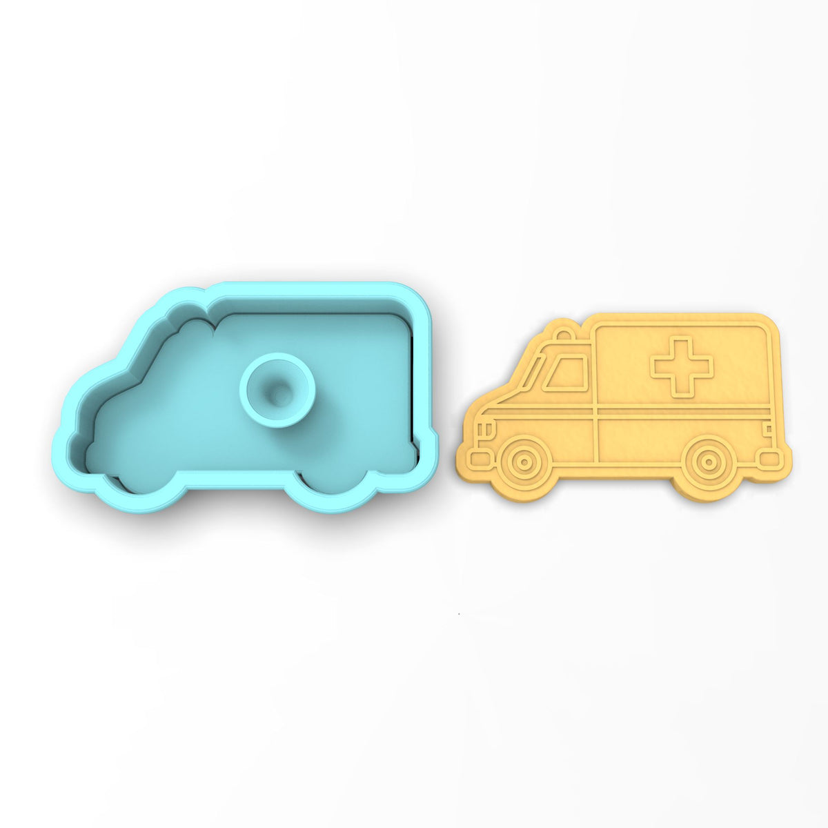 Ambulance Cookie Cutter | Stamp | Stencil #1
