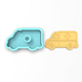 Ambulance Cookie Cutter | Stamp | Stencil #1