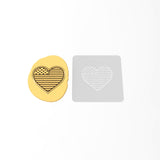 America Heart Cookie Cutter | Stamp | Stencil #1