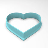 America Heart Cookie Cutter | Stamp | Stencil #1