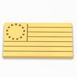 American Flag Colonial Cookie Cutter  Outline & Stamp