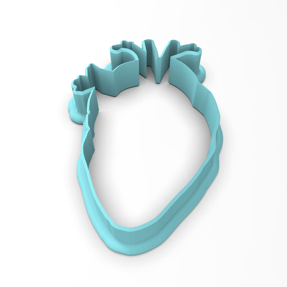 Anatomical Heart Cookie Cutter | Stamp | Stencil #1