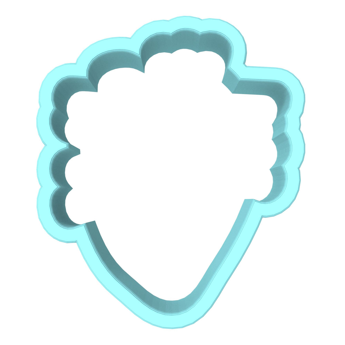 Anatomical Heart Cookie Cutter | Stamp | Stencil #2 Wedding / Baby / V Day Cookie Cutter Lady MINI - 2 Inches (5cm) Cookie Cutter ONLY (Outline) 