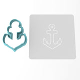 Anchor Cookie Cutter | Stamp | Stencil #1