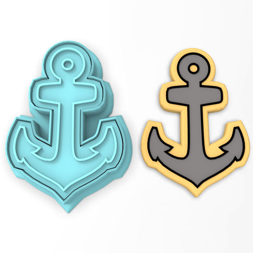 Anchor Cookie Cutter | Stamp | Stencil #1