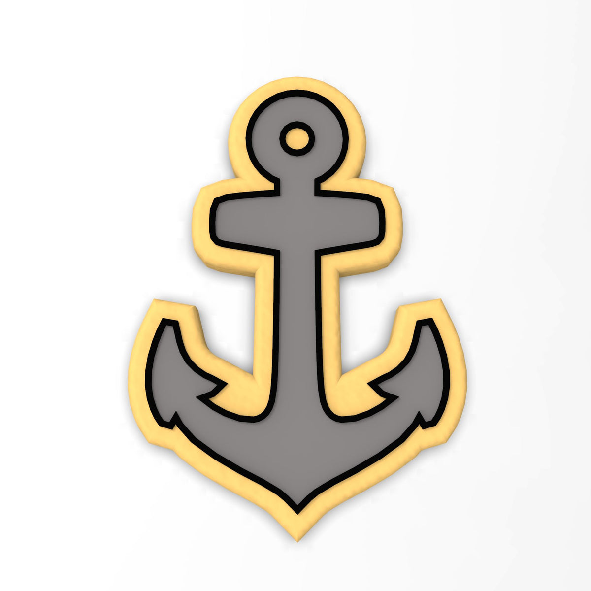Anchor Cookie Cutter | Stamp | Stencil #1