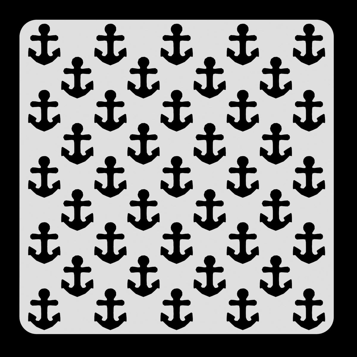 Anchors Pattern Stencil Cookie Cutter Lady 