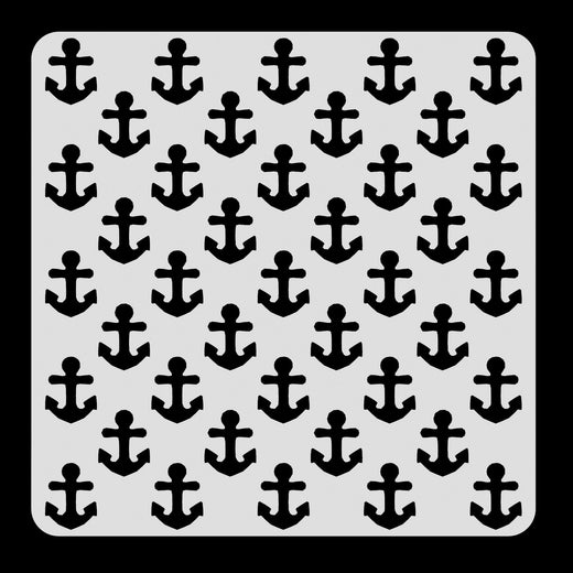 Anchors Pattern Stencil Cookie Cutter Lady 