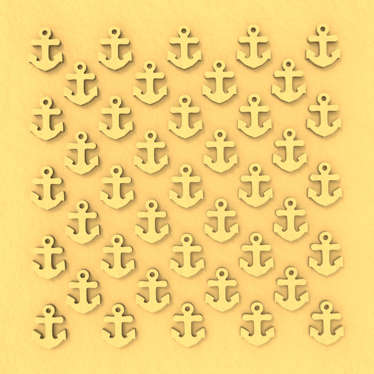 Anchors Textured Pattern Debosser Cookie Cutter Lady 