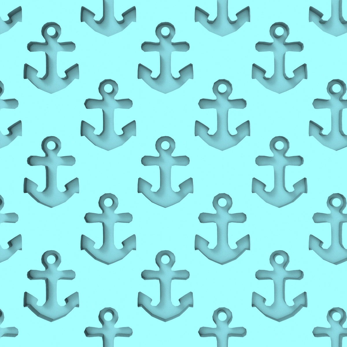 Anchors Textured Pattern Debosser Cookie Cutter Lady 