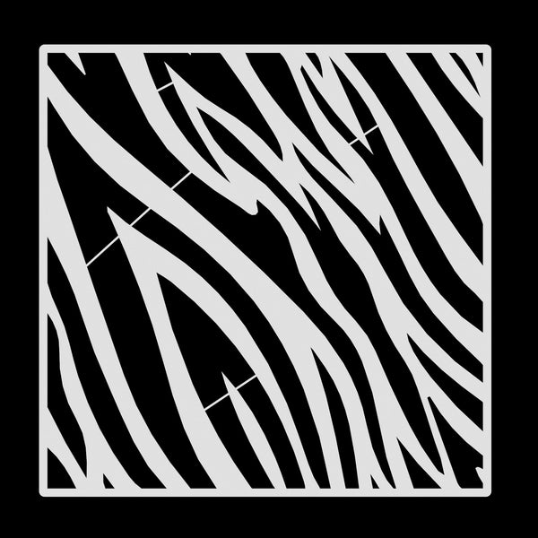 Tiger Pattern Spray Tiger Pattern Stencil