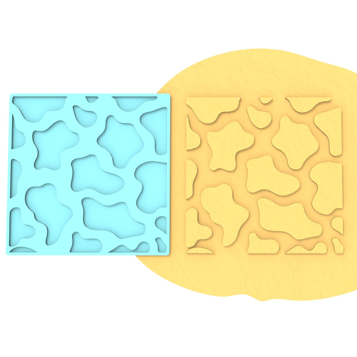 Animal Print Textured Pattern Debosser # 1 Cookie Cutter Lady 