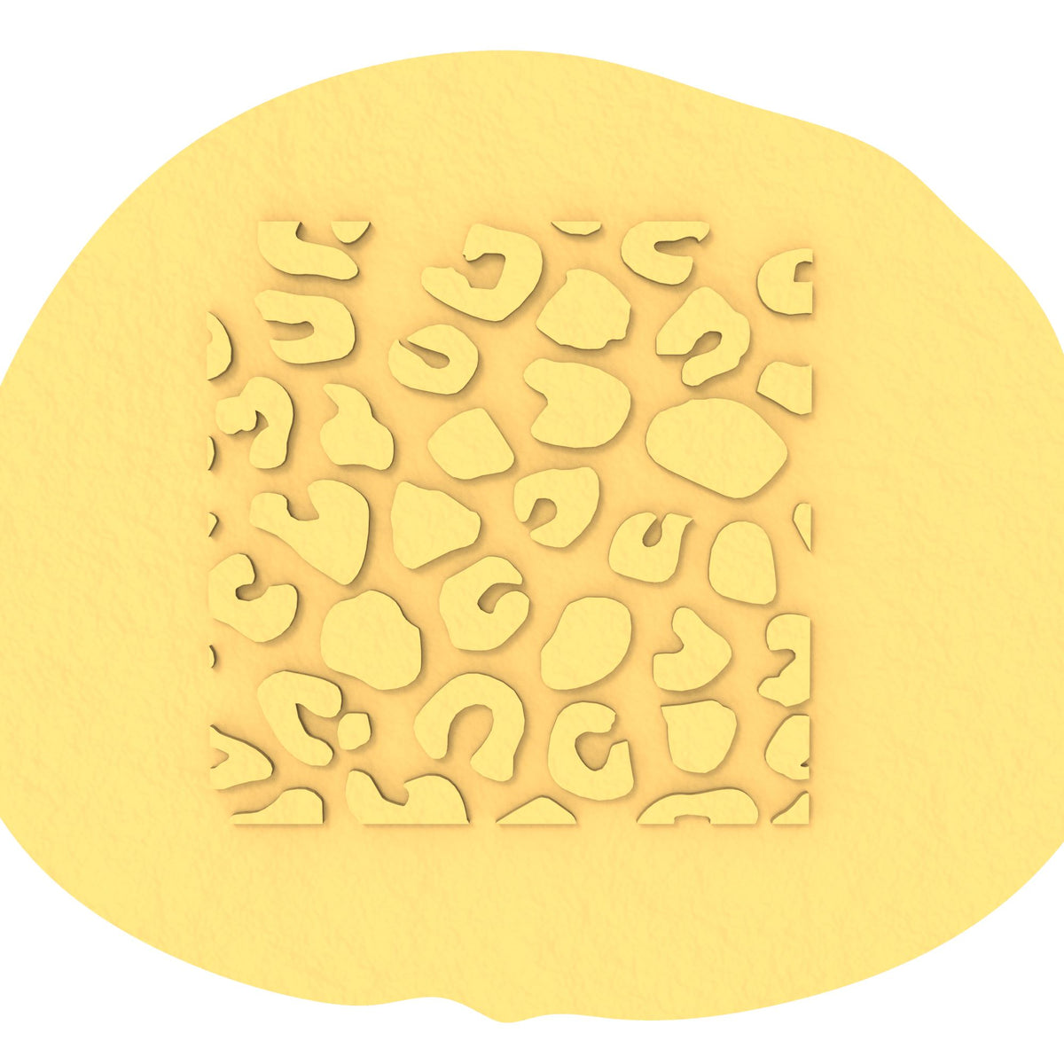 Animal Print Textured Pattern Debosser # 2 Cookie Cutter Lady 