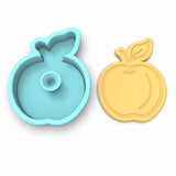 Apple Cookie Cutter | Stamp | Stencil #1