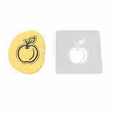 Apple Cookie Cutter | Stamp | Stencil #1