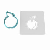 Apple Cookie Cutter | Stamp | Stencil #1