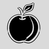 Apple Cookie Cutter | Stamp | Stencil #1