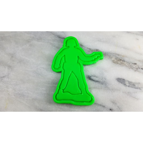 Army Man Soldier Cookie Cutter  Stamp & Outline #2